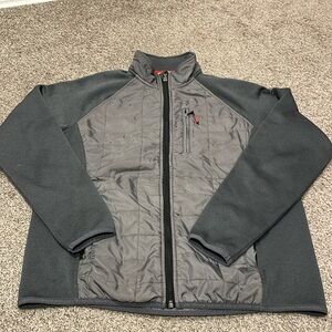 Orvis Classic Collection Mixed Media Quilted Full Zipper Jacket